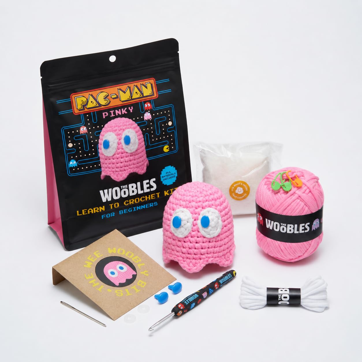 Amazon.com: The Woobles Pinky Crochet Kit for Beginners