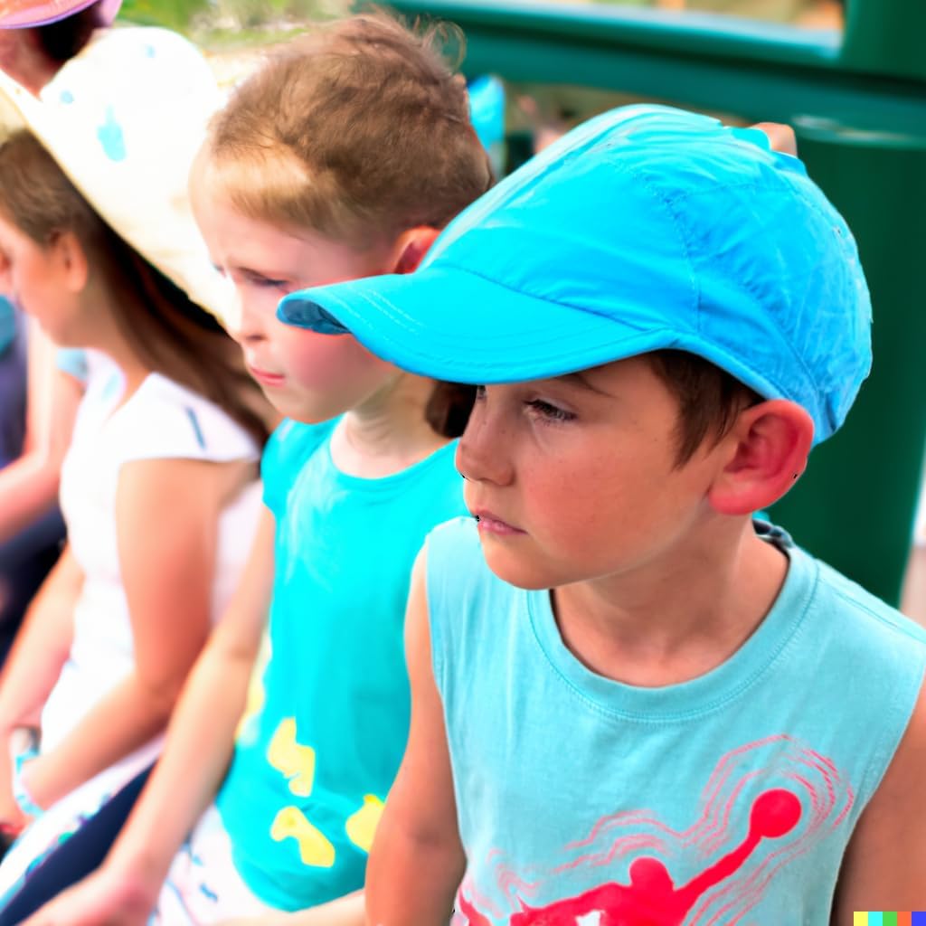 N'Ice Caps Kids 2-Pack UPF 50+ Sun Hats Adjustable Mesh Lined UV Protection - Image 3