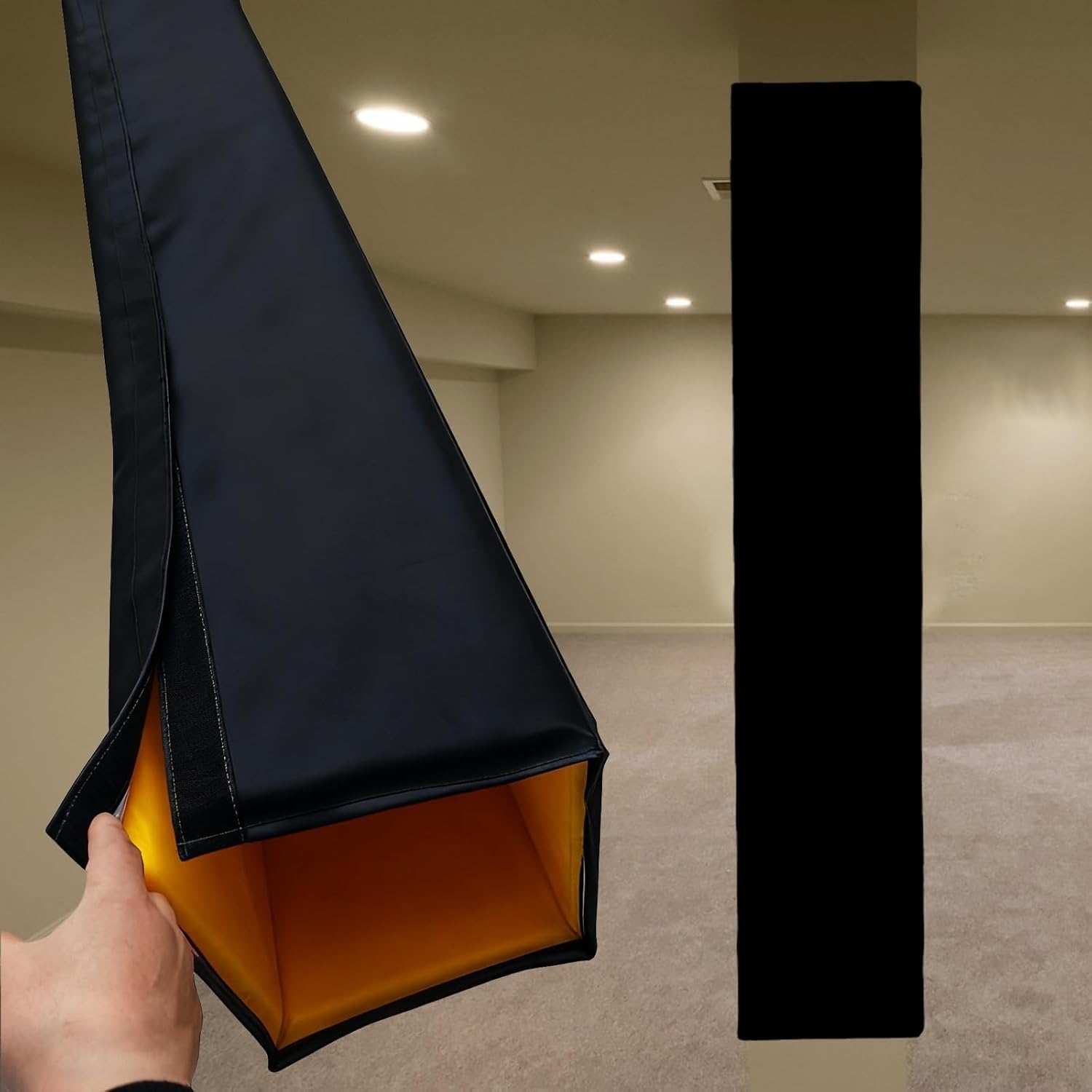 Copertura per palo da basket resistente alle intemperie, imbottitura protettiva da 1,5 m, facile da installare, attrezzatura di sicurezza per basket indoor e outdoor, essenziale per una maggiore