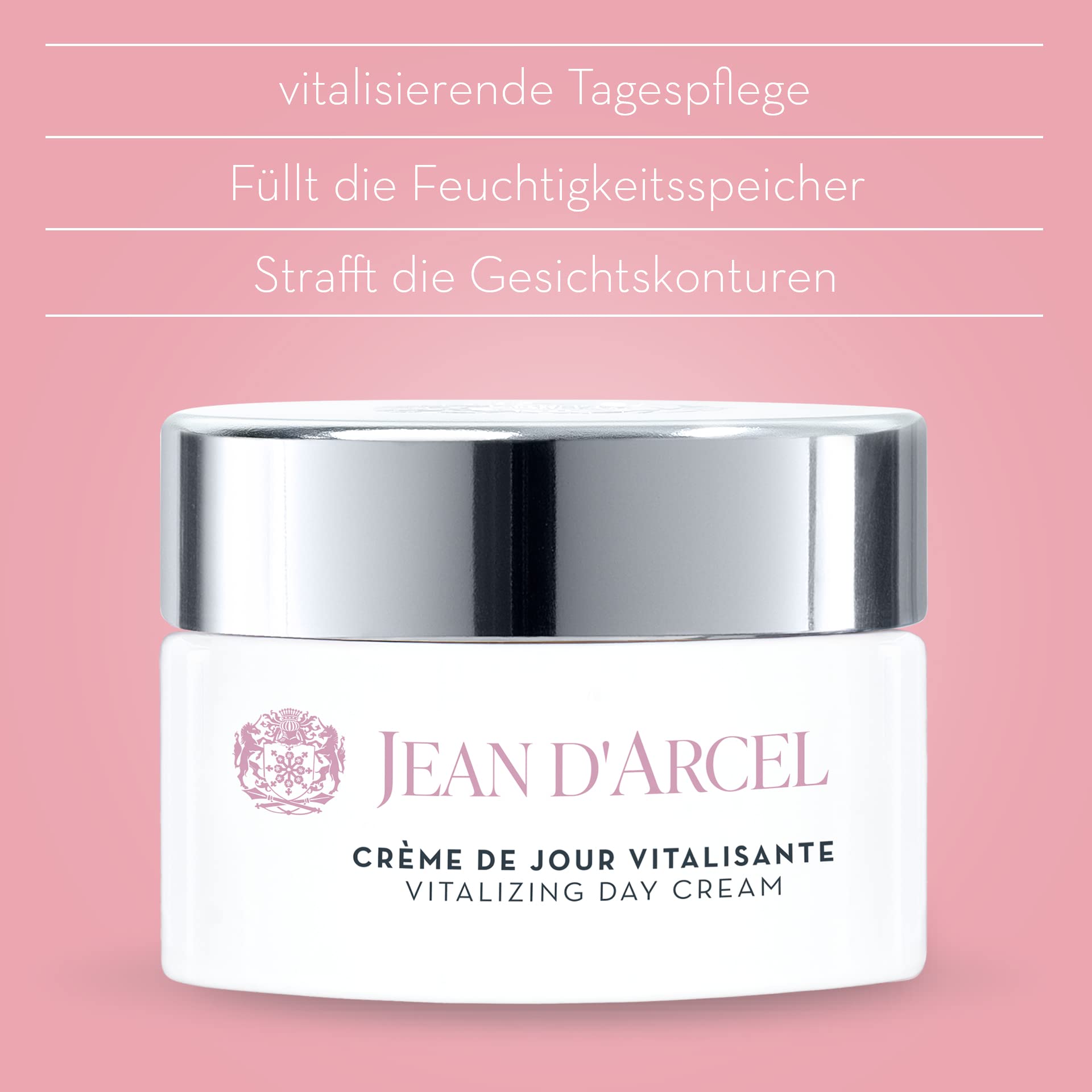 JEAN D'ARCEL - CAVIAR crème de jour vitalisante - Tagescreme - Beugt Hautalterung und Fältchen vor - 50ml