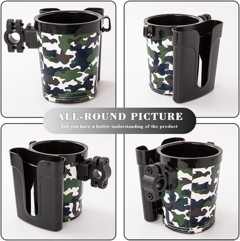 Miniatura 9 de Portavasos extraíble para bicicleta, soporte para botella de agua para bicicleta con llaves de teléfono celular, soporte para botella de agua para