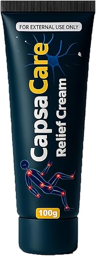 Capsacare Crema para aliviar la neuropatía  Crema para los nervios de fórmula neurocalizante, contiene capsaicina, árnica, mentol, MSM y