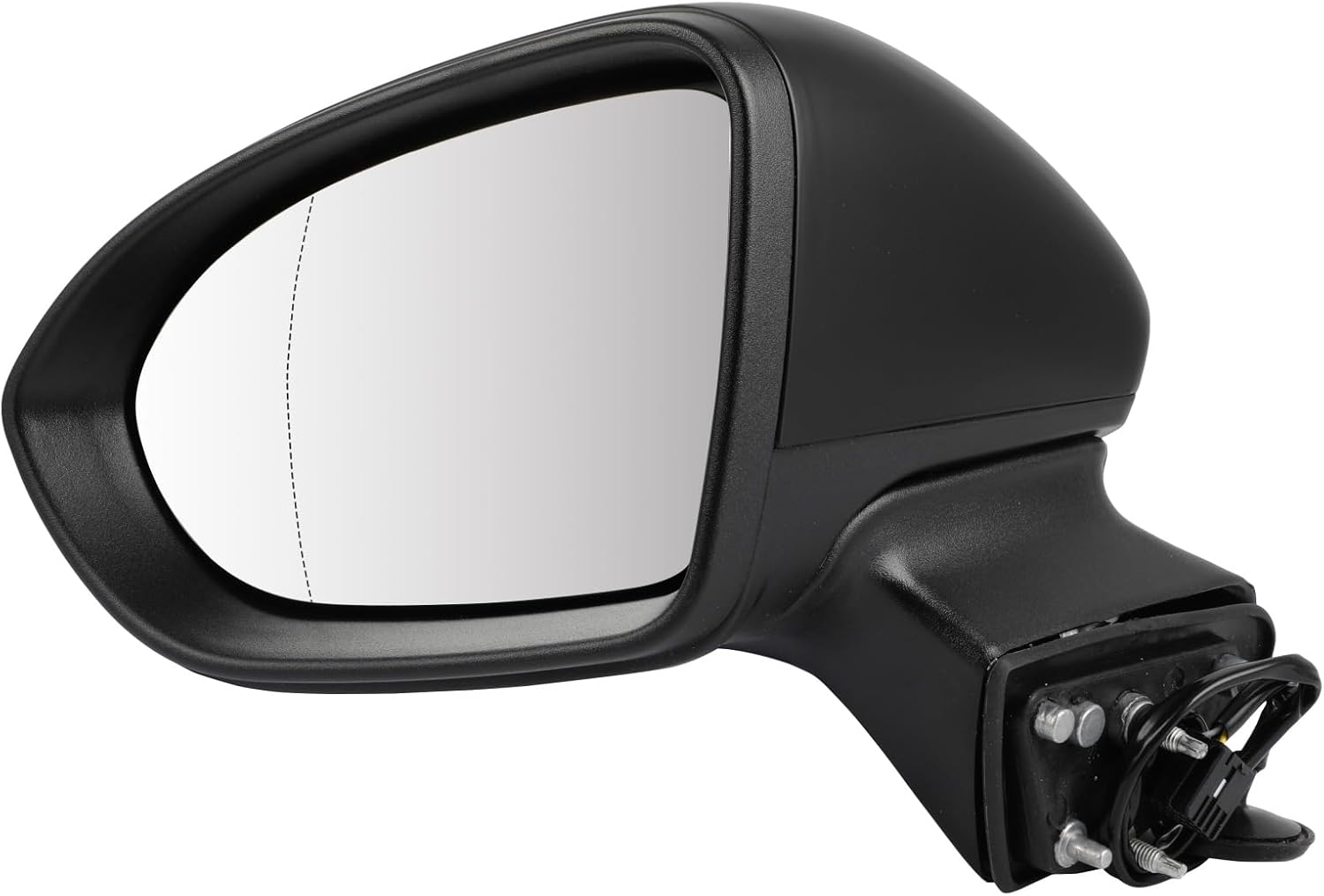SCITOO Driver Side View Mirror Fit For Chevy For Cruze 2016 2017 2018 2019 Non-Heated; w/o Signal Lamp; w/o BLIS; w/Cover; PTM; Left Outside Exterior Mirror GM1320541 39125813-PFM