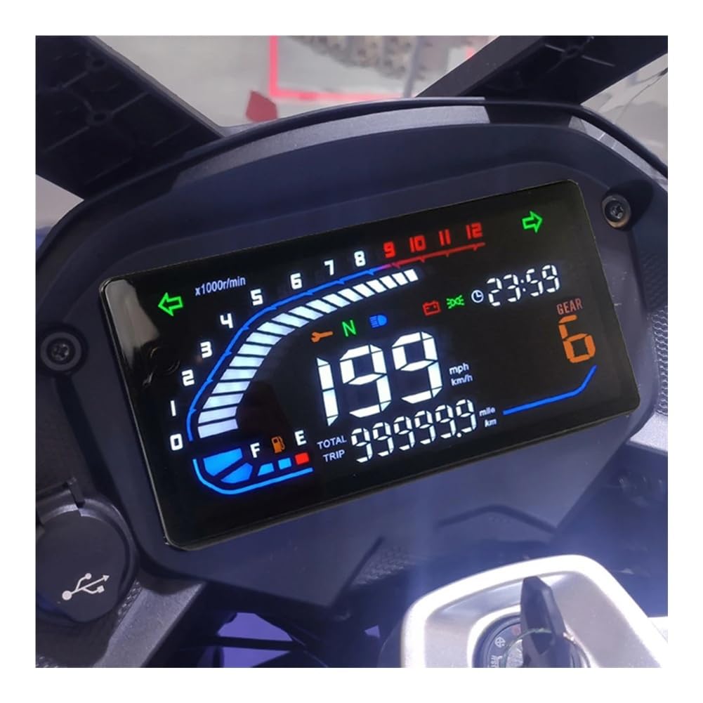 Velocímetro digital Velocímetro Digital Universal Para Motocicleta, Tacómetro, Odómetro Con Luz Indicadora Multifunción, Accesorios Para