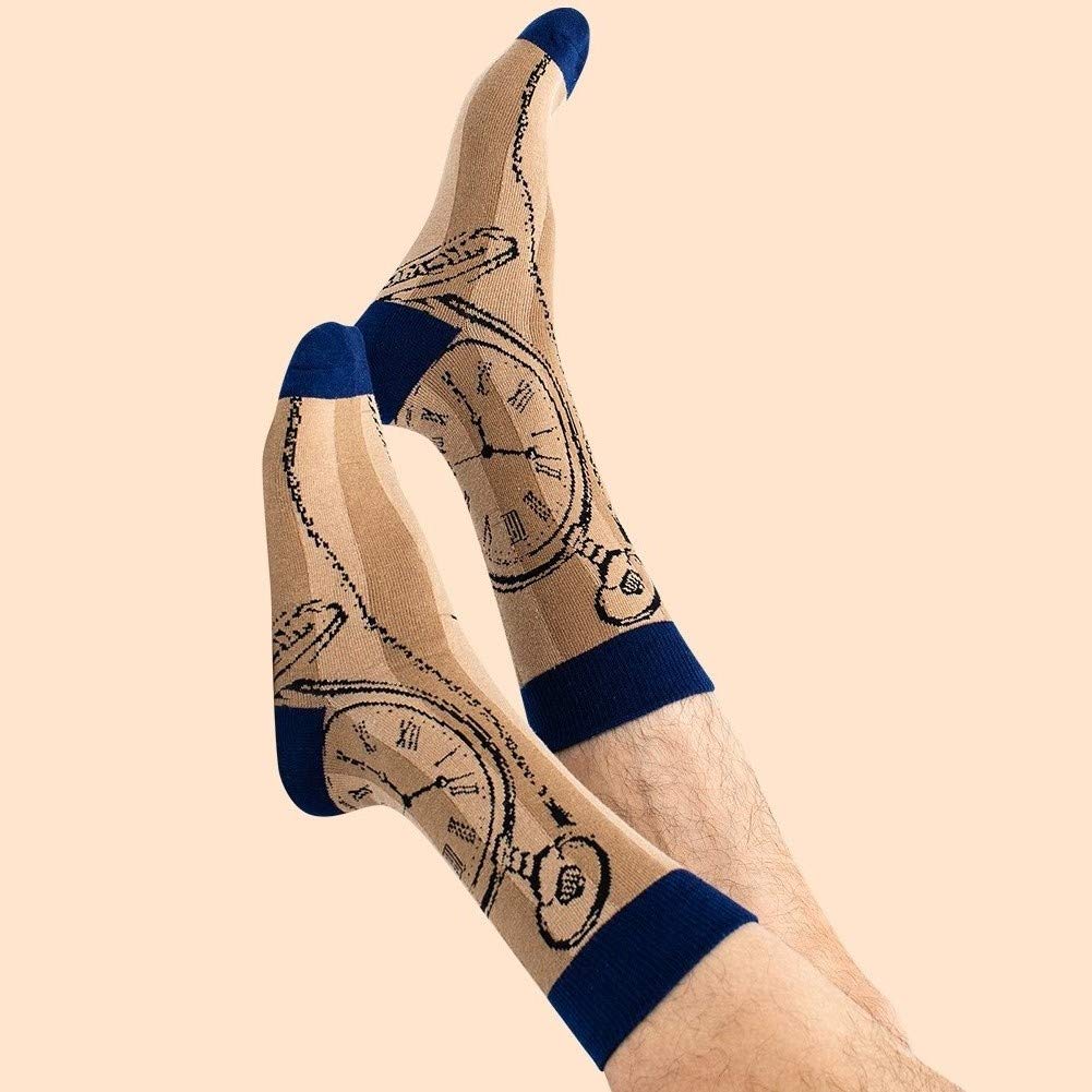 BISOUSOX Calzini da Uomo Divertenti,Calzini alla Moda Pazzi Colorati per Uomo Calzini Classici,Calzini Novità,Calzini per Scarpe Sportive Miglior Regalo per Amico Marito