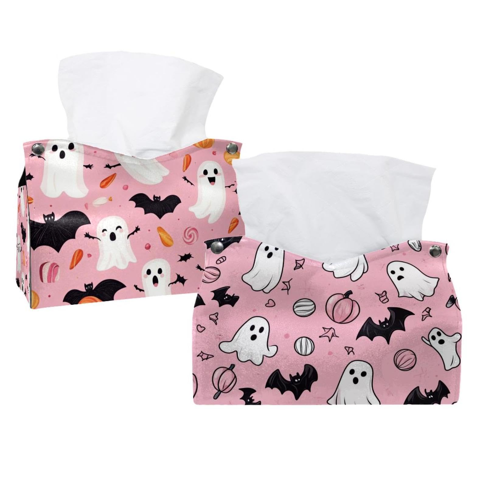 Boîtes à mouchoirs Halloween grand format pour distribuer vos lingettes de fête
