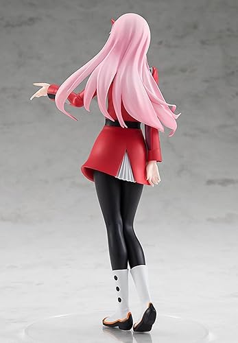 Miniatura 4 de QAHEART Figura de acción de anime Zero Two, estatua de modelo, 6.88 pulgadas, estilo uniforme rojo, figura 02, figura de escritorio hecha a mano de