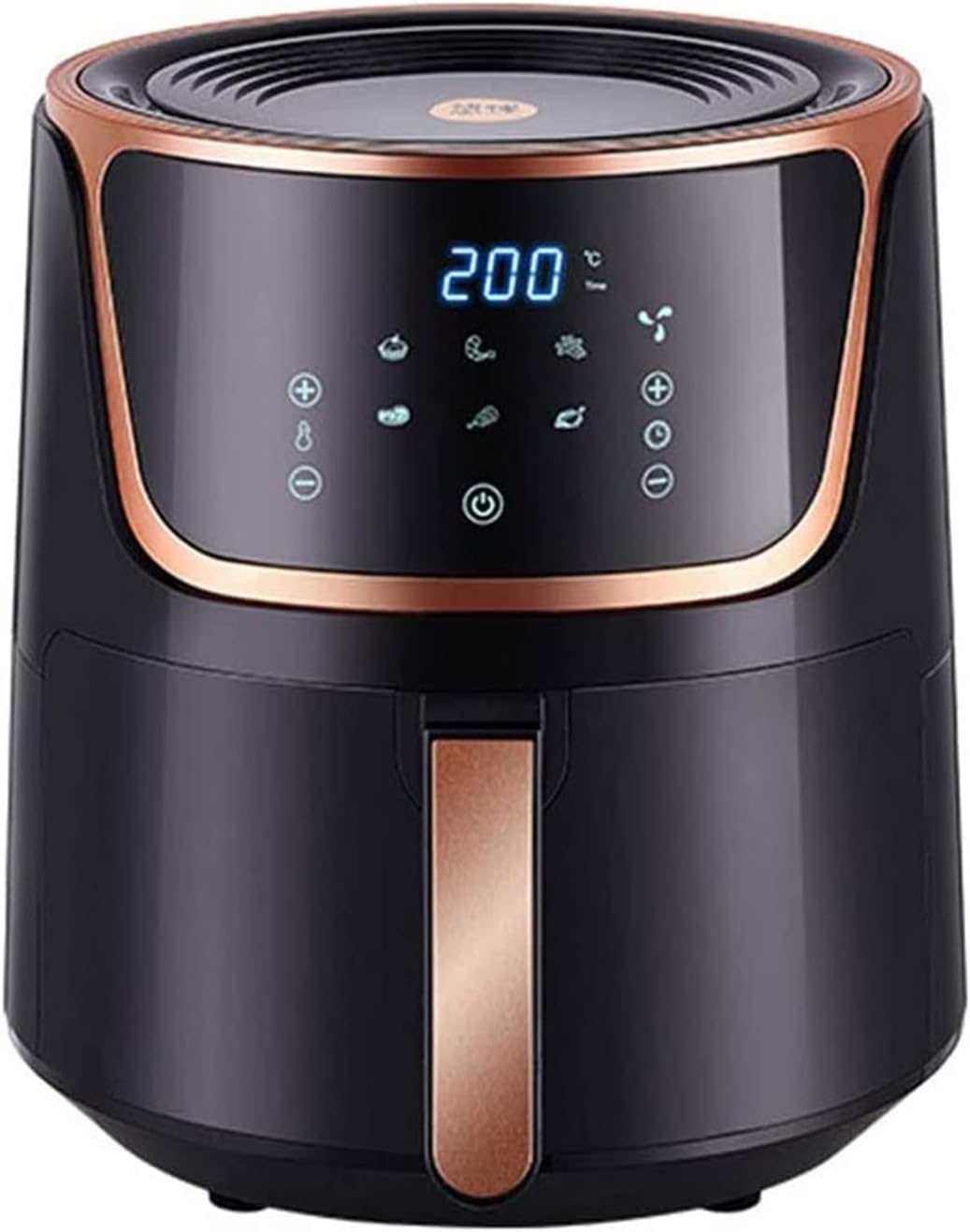 Air Fryer with LED Digital Touchscreen,1700W Hot Air Fryers Oven & Oilless Cooker for Roasting,6-in-1 Countertop Oven with 0-30 Min Timing and 80-200℃ Temperature Control,7 Liter
