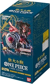 BANDAI One Piece Card Game Mighty Enemies [OP-03] Box Japanese