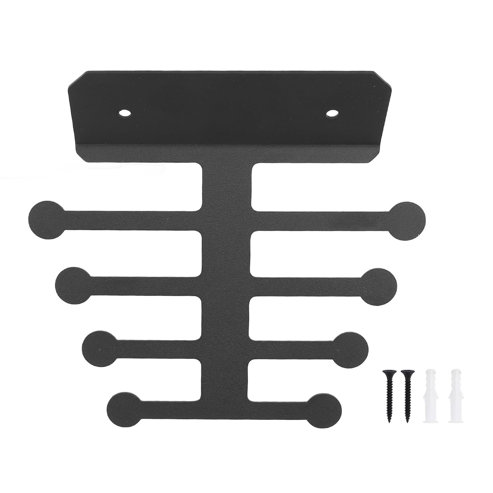 Natudeco Sports Pull Up Band Storage Rack Gym Equipment Wall Mount Rack Multifunctional Fitness Equipment Workout Wall Organizer for Gym