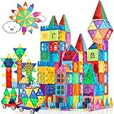 Magnetic Tiles Building Blocks, Lotmey 108 PCS 3D Magnetic Blocks Buliding Tiles Set, Magnetic...