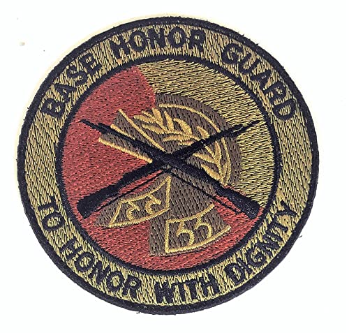 A.F. BASE HONOR GUARD TO HONOR WITH DIGNITY (3INCH FULL CIRCLE) (EA)
