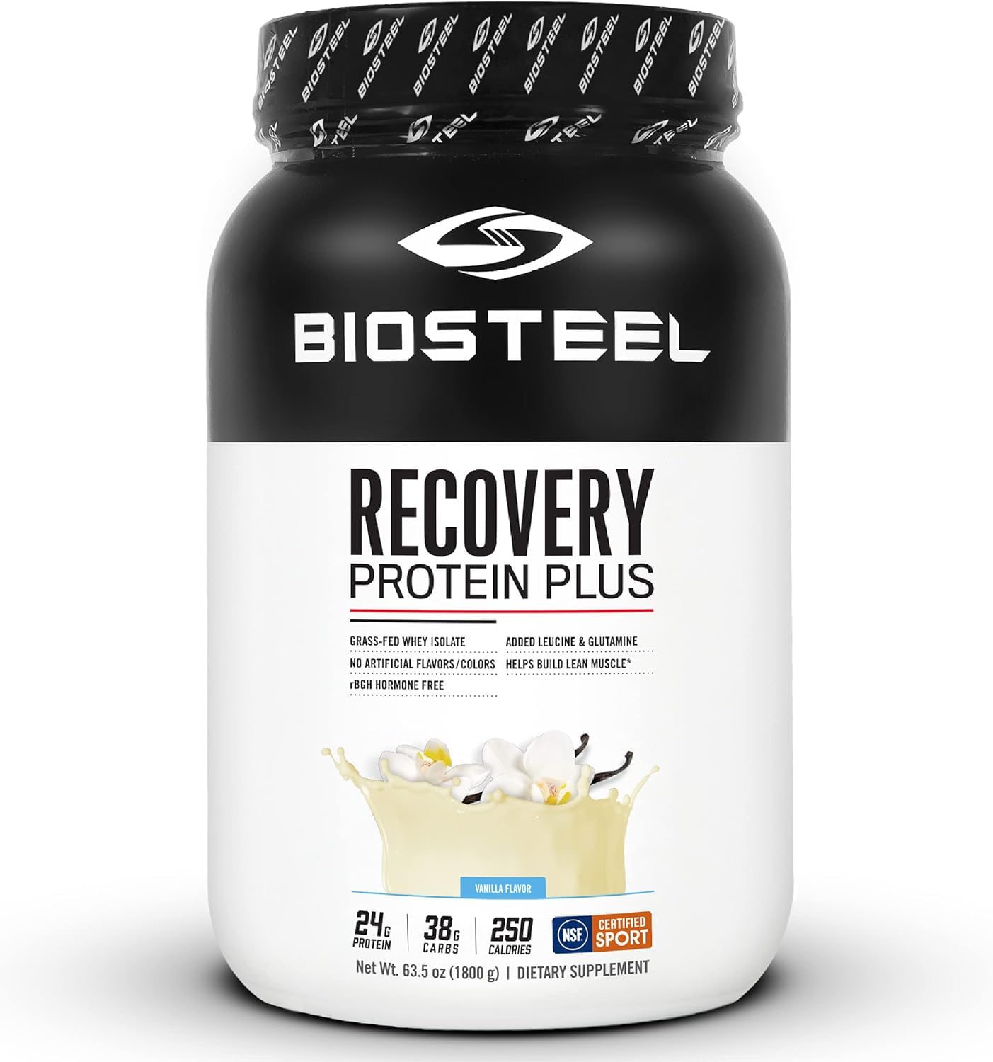 BIOSTEEL Vanilla Recovery Protein Plus, 1800 GR