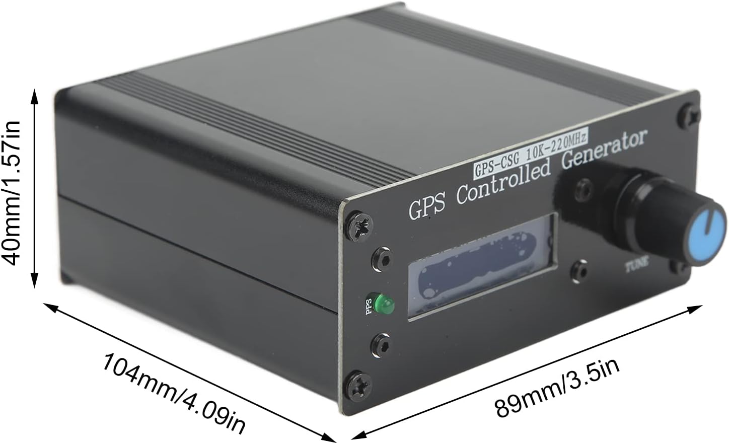 Variable Frequency Oscillator 10K-220MHz VFO with GPS Taming Clock for Precision Timing Frequency Reference