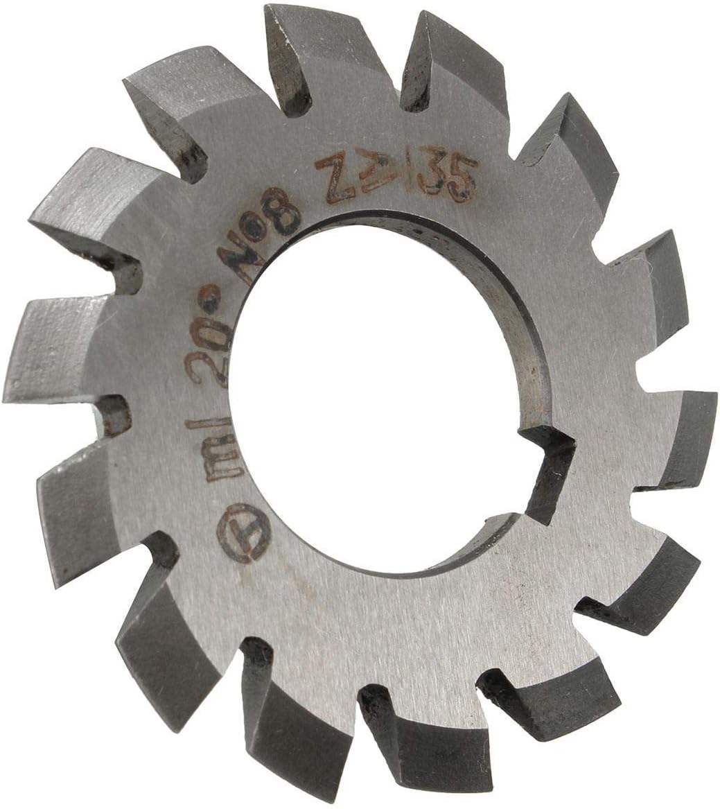 8pcs PA20 Module 1 Bore 22mm #1-8 HSS Involute Gear Milling Cutter Electrical Tools