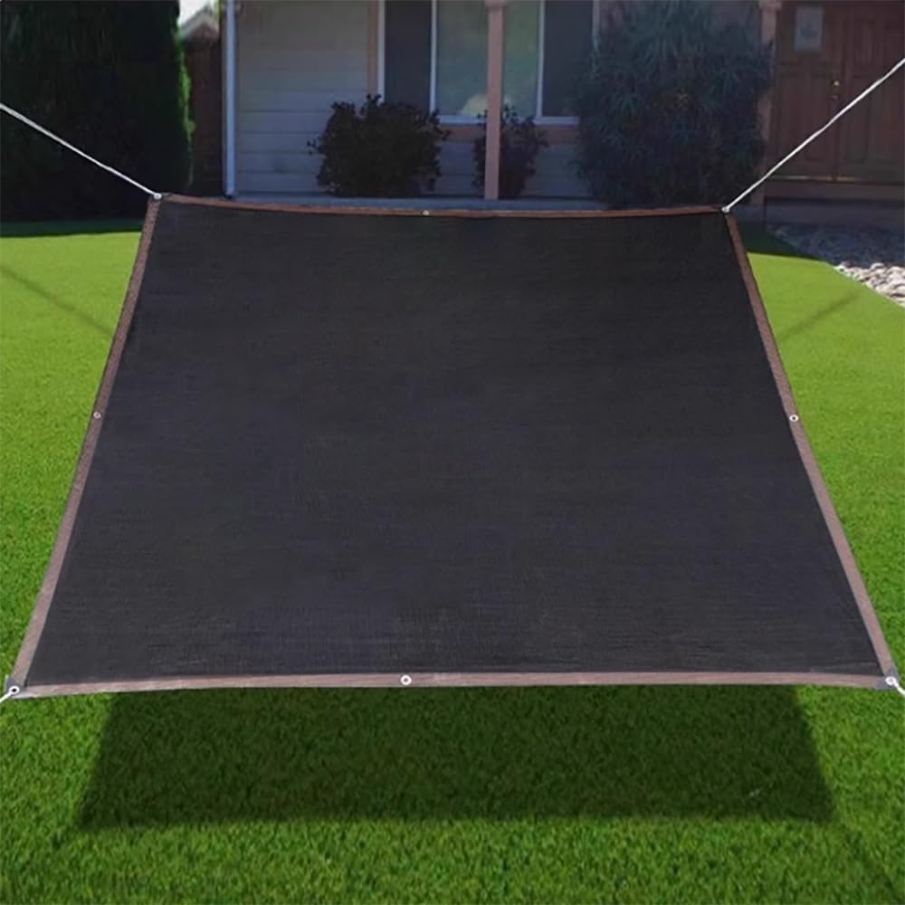 97% e - Tela para invernaderos y piscinas al aire libre, 2 x 7 m, malla solar con ojales para péras y patios