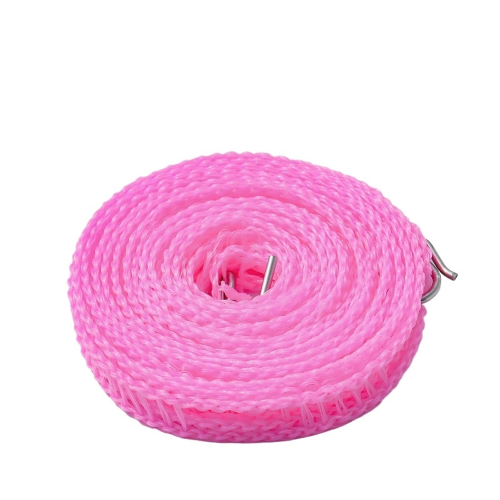 Portable Clotheslines Windproof Nylon Clothes Line Rope Fence-Type Clothesline Drying Quilt Rope Clothesline Outdoor(Pink,10 Meters)