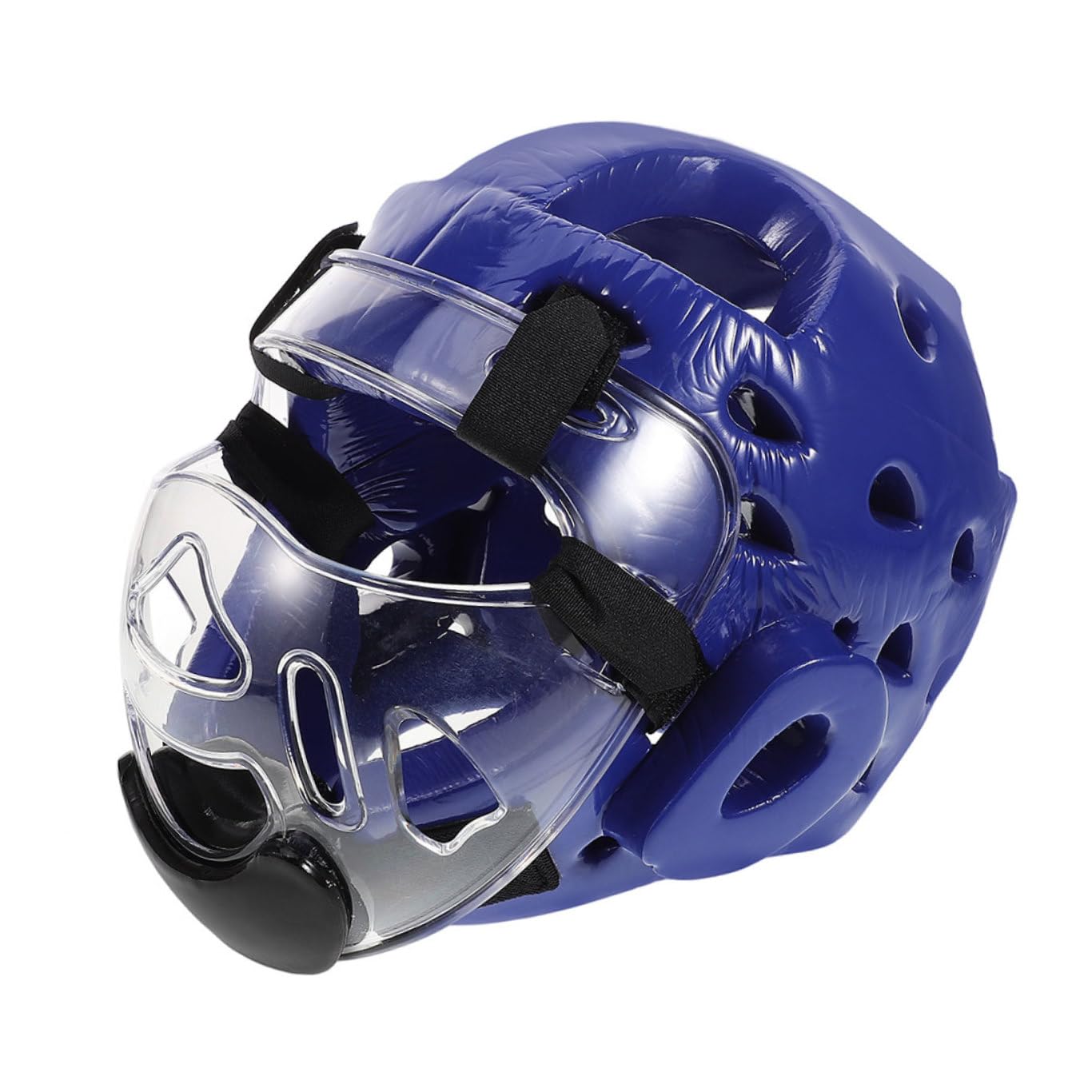 Casco Protettivo per Bambini Taekwondo e Karate Schiuma Traspirante, Costruzione Leggera, Vestibilità Regolabile per Allenamento Arti Marziali