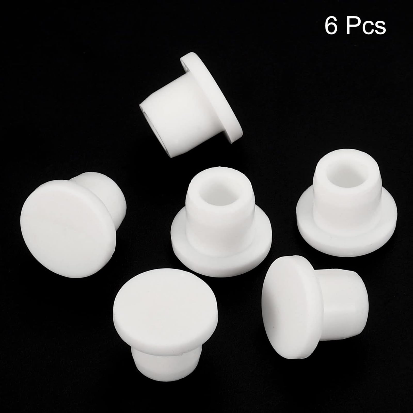 TOP-VIGOR 6Pcs Silicone Hole Plugs, 10mm Diameter Hole Stoppers - Image 3