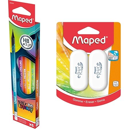 Lot De 24 Crayons HB Avec Gomme - Sans Bois, Forme Triangulaire, Pastels, Fournitures Scolaires écologiques