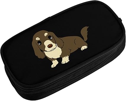 Amazon.co.jp: ミニチュアダックスフンド 筆箱 シンプル ペンケース