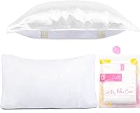 Vista 1 de Octocurl Funda de almohada de satén reversible en microfibra absorbente para cabello mojado Más suave que la seda Funda de almohada de satén