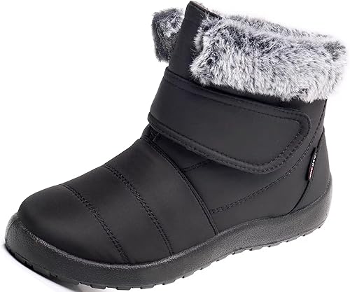 Botas de invierno para mujer, botas de nieve para mujer, botas de nieve para mujer, botas de invierno para mujer, botas de nieve impermeables para