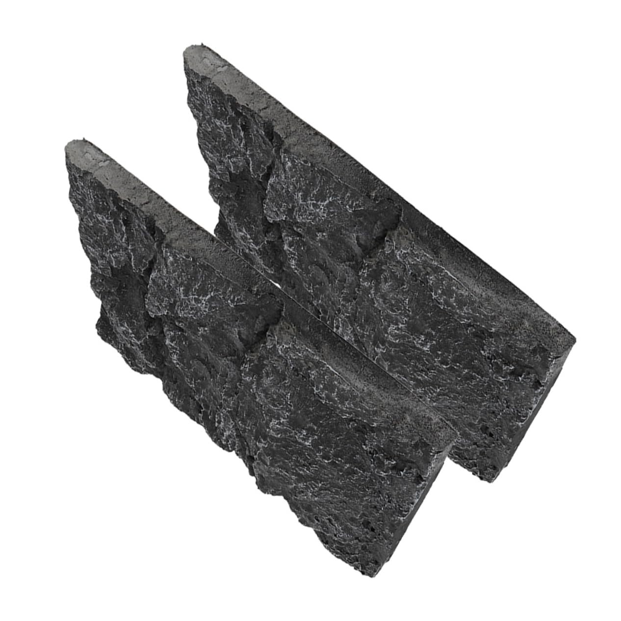 MERRYHAPY 2Pcs Reptile Box Decorative Board Stone Texture Aquarium Background for Fish Tank and Terrarium Landscape Lightweight PU Material Easy to Place for Aquatic