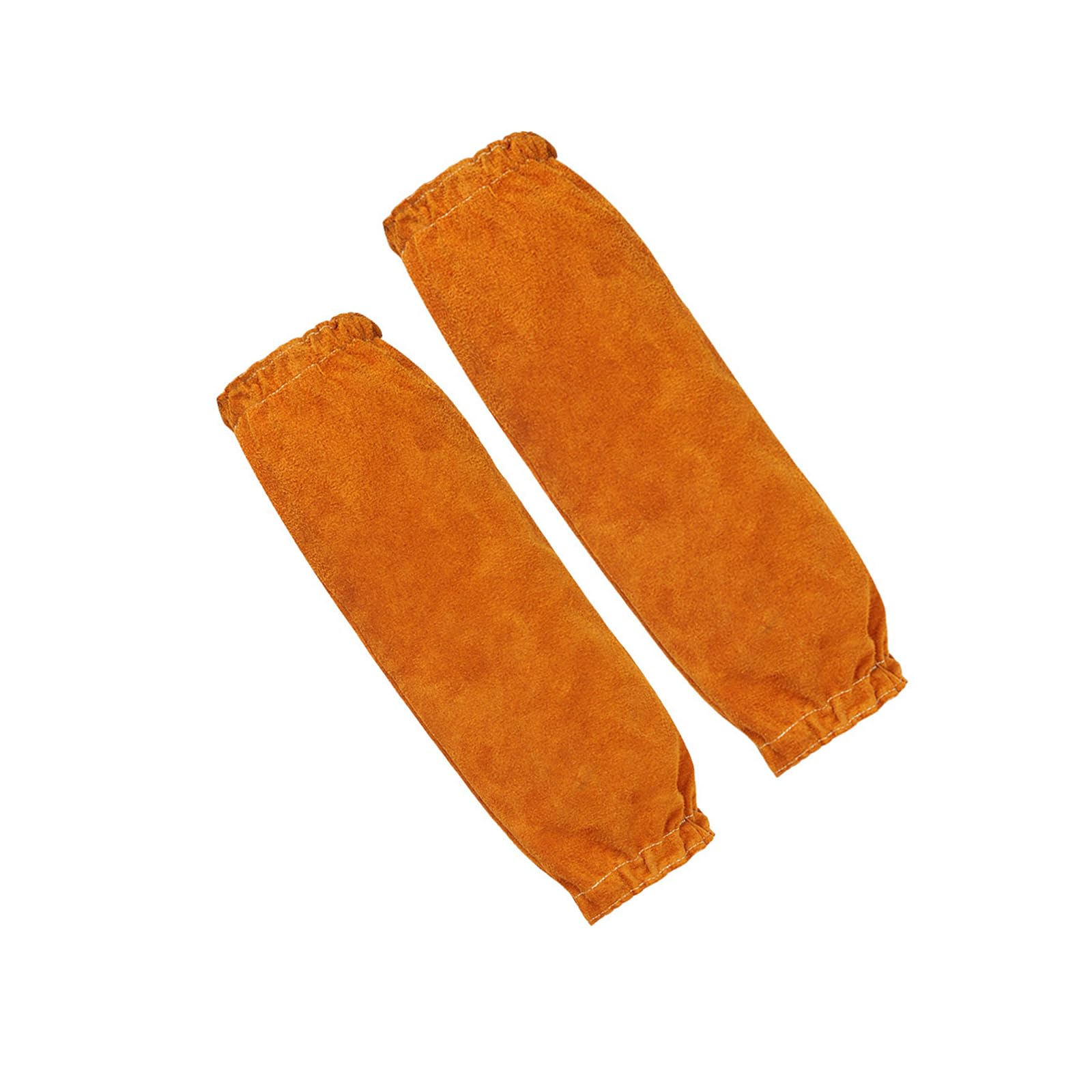 Buxuaaaa Leather Welding Sleeves Excellent Arm Guard Heat Flame Resistant Arm Protections Leather Welding Work Sleeves