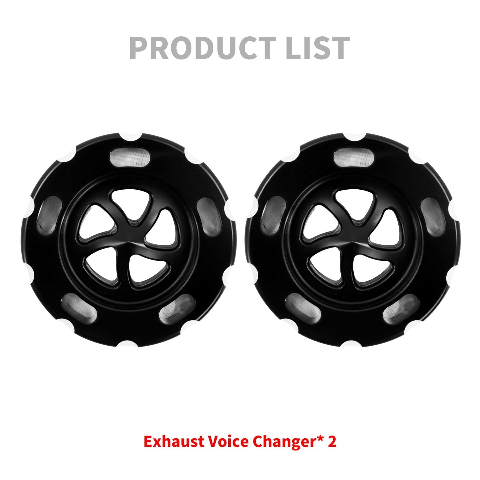 Scarico Moto Nero Voice Changer Sound Steel 3 "Tubo Silenziatore Regolabile Per Harley Softail Low Rider Street Bob Breakout Fat Boy 2008-2020