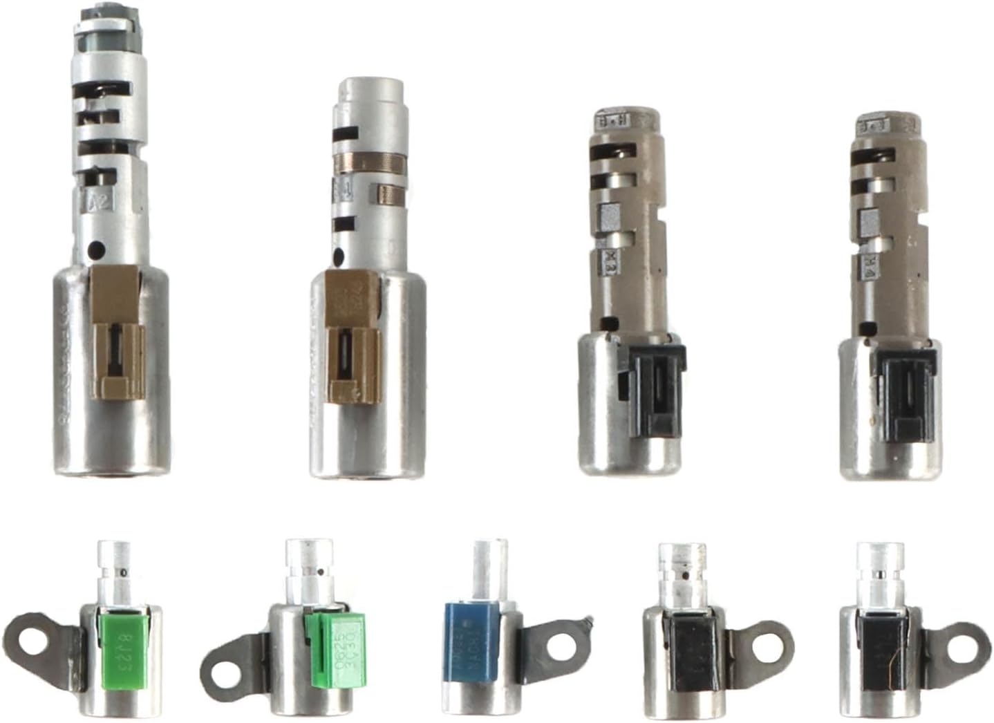 A760E Transmission Shift Solenoid Kit 9Pcs Fit for Lexus Tundra IS350 LS430 GS350 GX460 RC300 RC350 4Runner Tacoma Sequola Replace OE A760 A761E A960E AB60E AB60F
