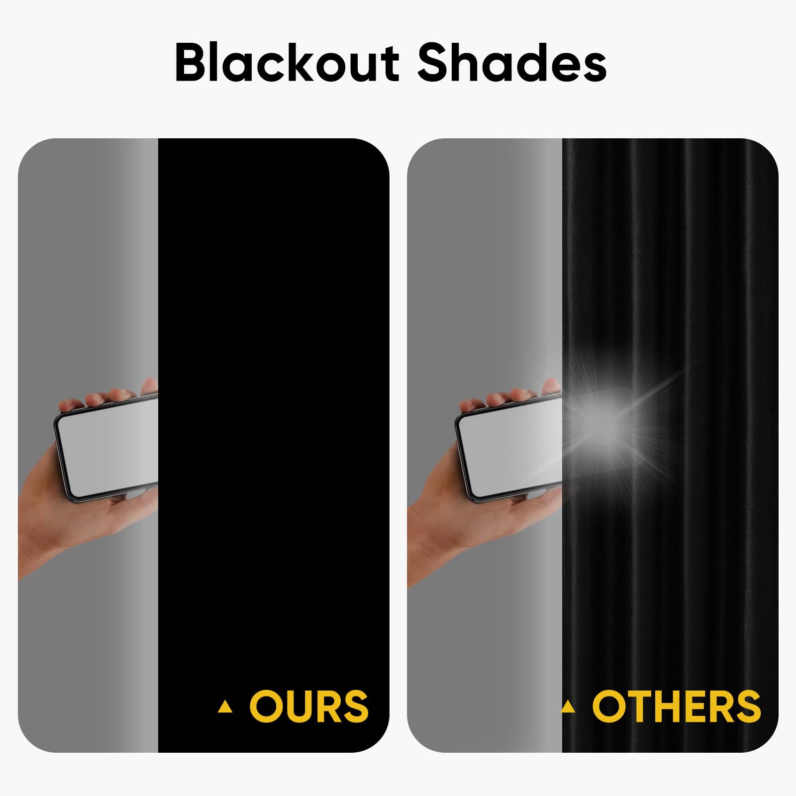 Blackout Blind, 100 X 145CM Portable blackout blinds Stick on Blinds for Window Bedroom Nursery Loft Travel RV Car - Image 4