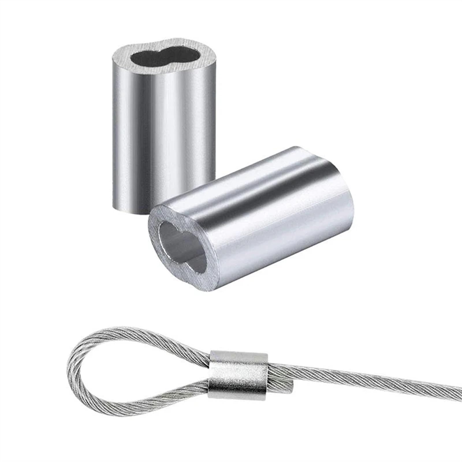 Acero Inoxidable Cuerda De Alambre 56 unids/set 50 metros de acero recubierto de PVC cuerda de alambre Flexible cuerda de alambre suave transparente de acero inoxidable tendedero diámetro 3mm Kit