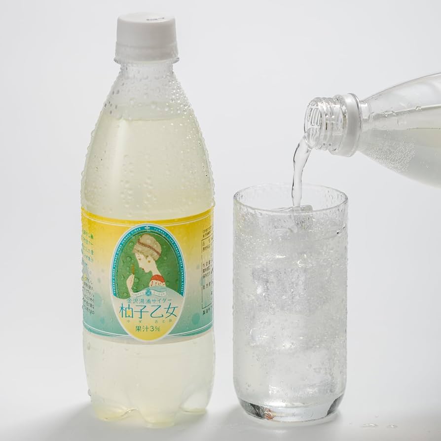 Amazon.co.jp: Ante(アンテ) 金沢湯涌サイダー 柚子乙女 500ml