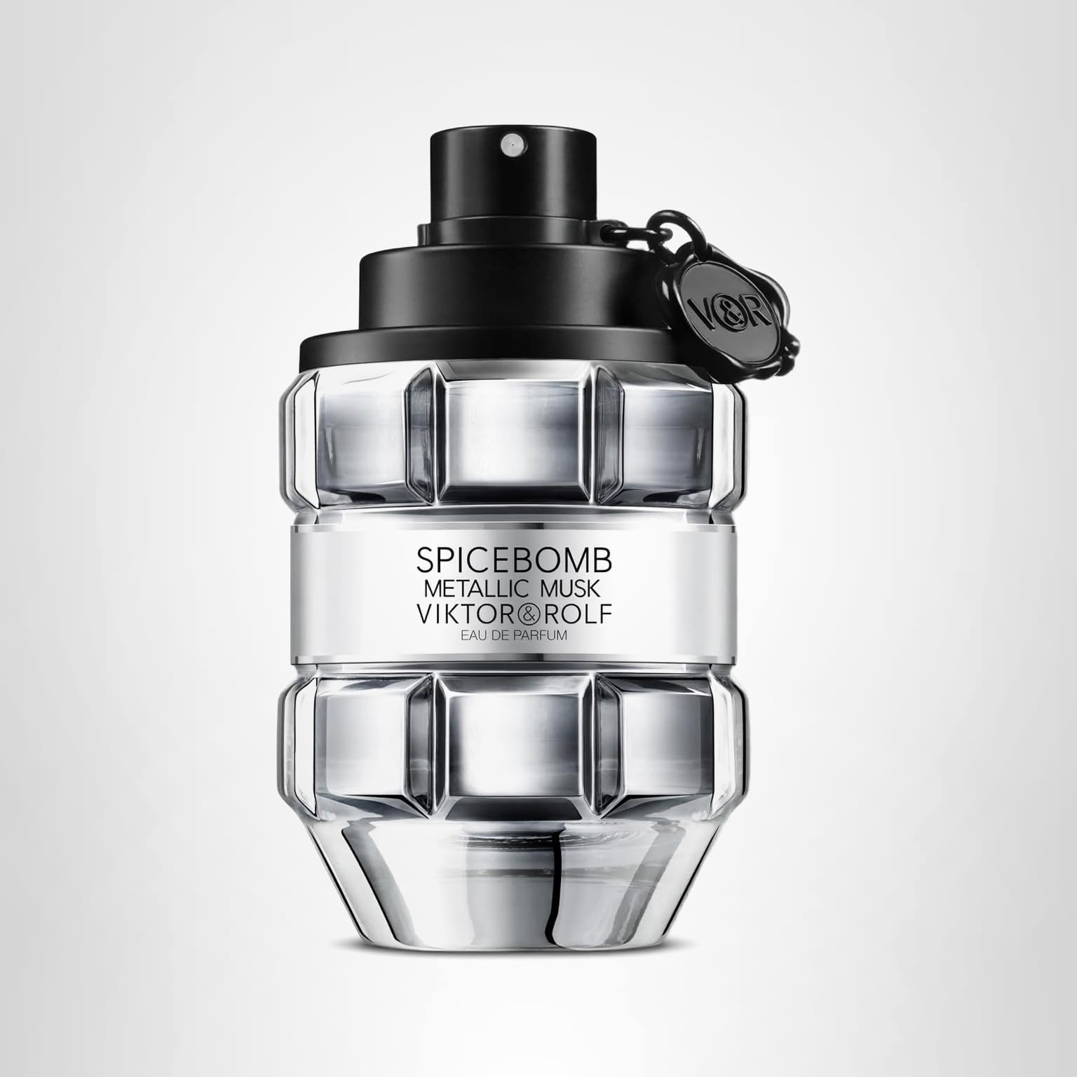 Viktor&Rolf - Spicebomb Metallic Musk - Eau de Parfum - Cologne for Men - Ambery Fragrance - With Warm Musk, Silver Suede & Black Pepper -: 3.4 Fl Oz (Pack of 1)