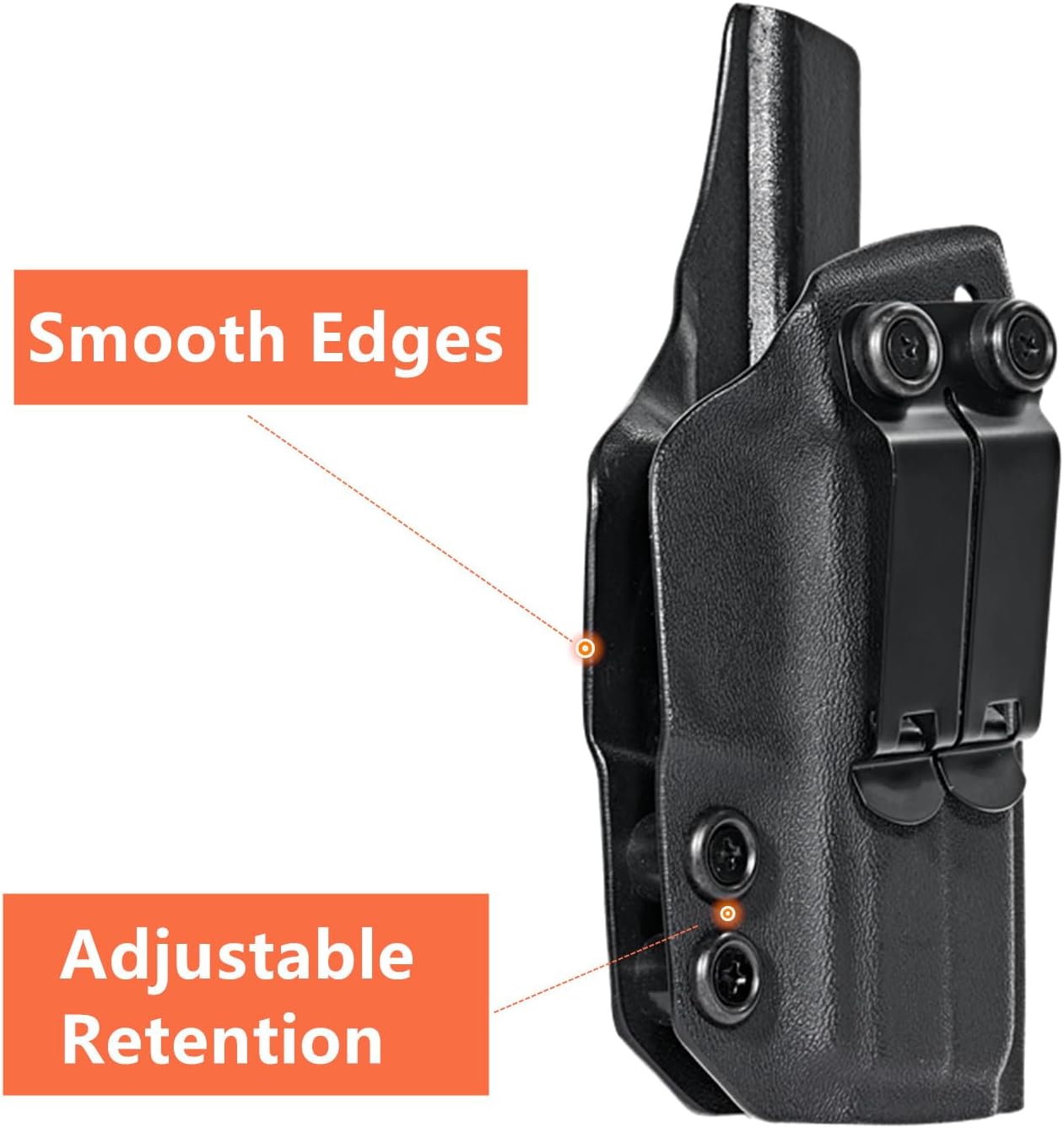 Kydex IWB Holster for Taurus GX4 Glock 19 43x mos Red Dot Optics Cut Ready Inside The Waistband Appendix Concealed Carry