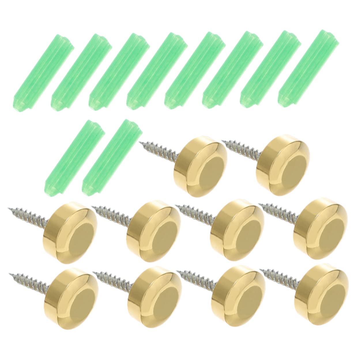 Decorative Brass Mirror Fasteners 10pcs for Acrylic Signs