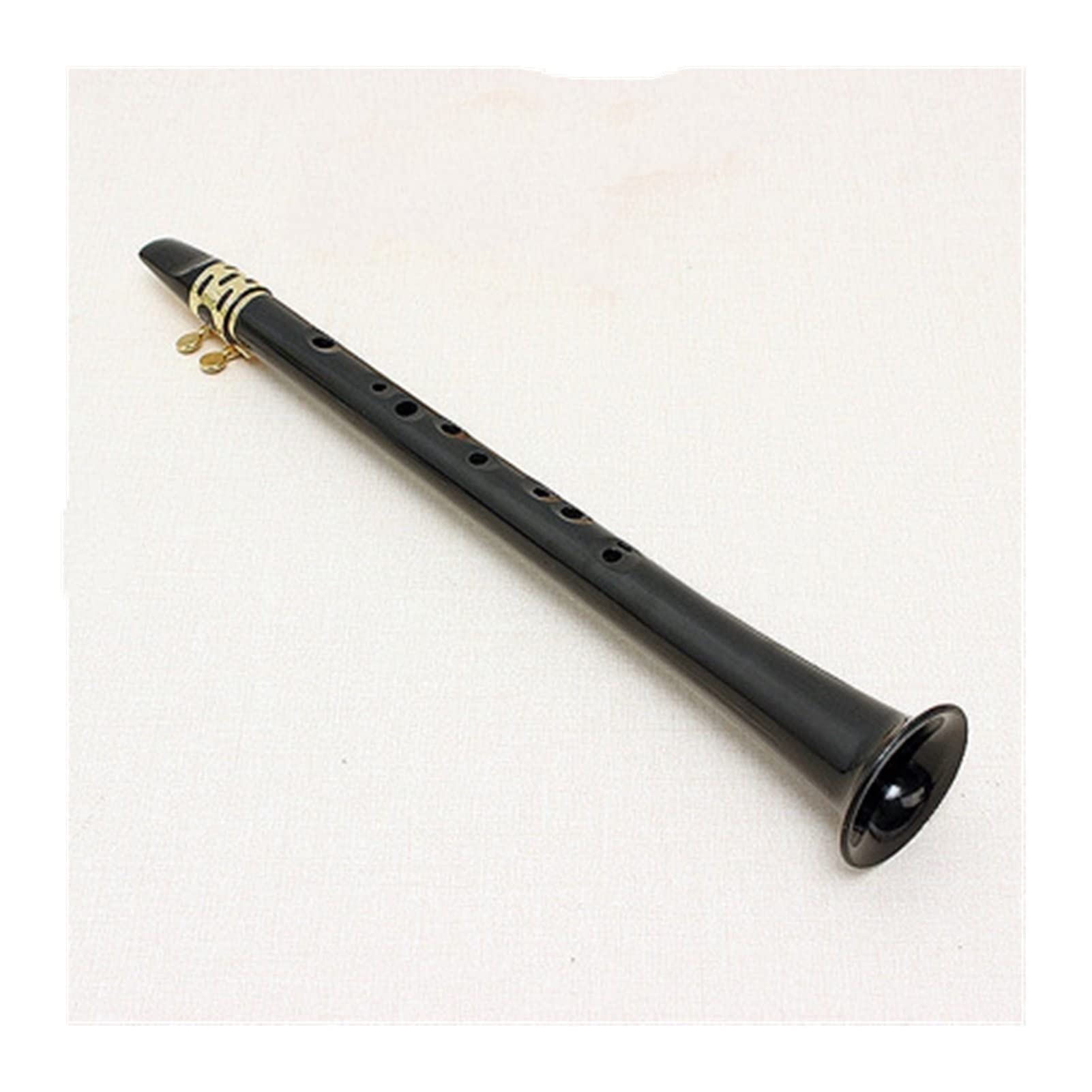 Pocket Saxophone Tenor Alto Saxofone Mini Pocket Saxophone Bamboo Sax Paix De La Paix Saxophone professionnel (Color : Black)