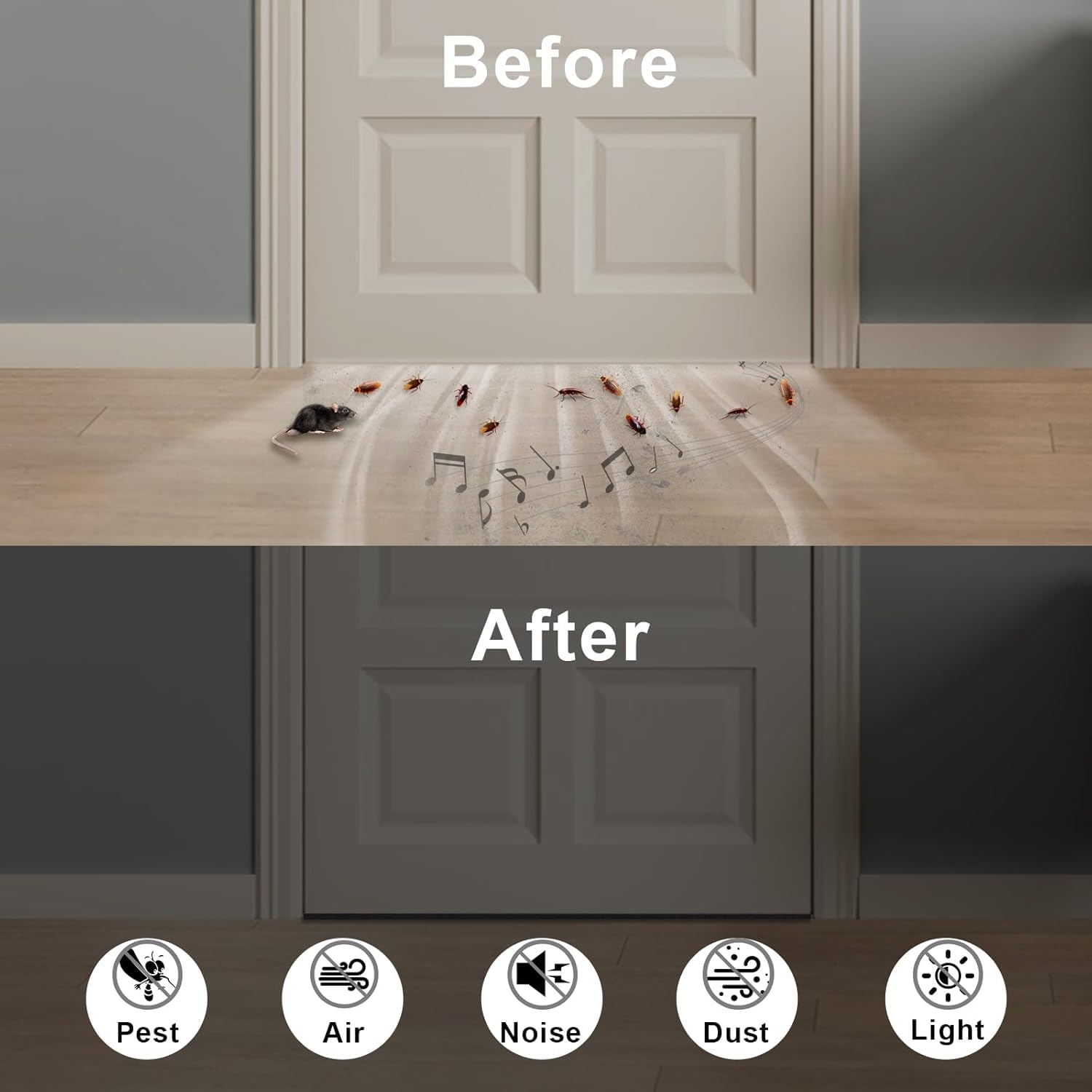 YIMIKI Draft Excluder for Doors 10mm(W) x 6mm(T), High Density Weather Stripping for Windows Foam Tape for Gap Seal 2 Roll - Image 3