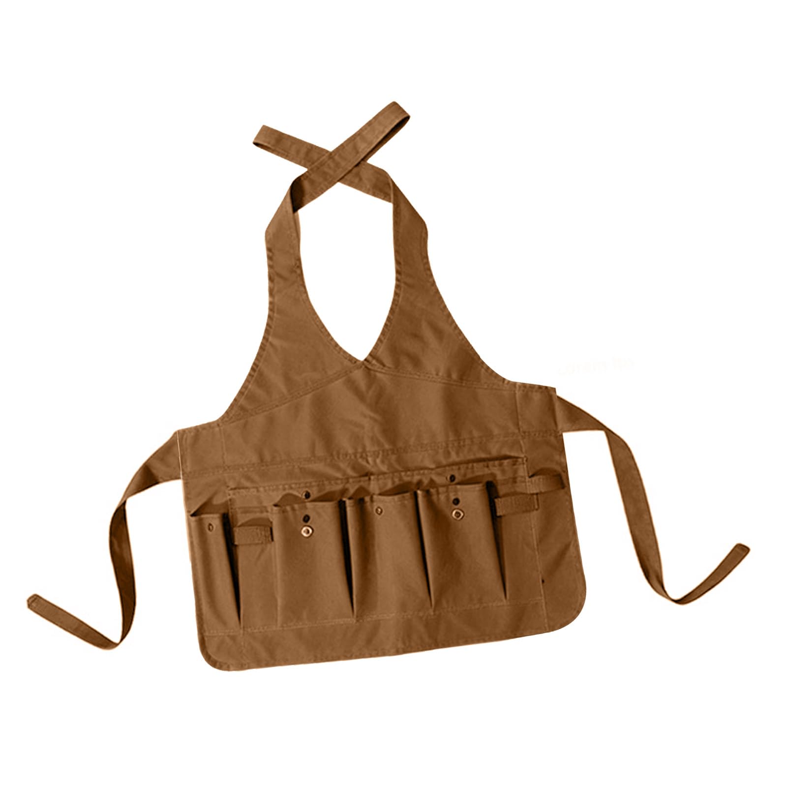 Ergonomic Versatile Work Apron Multiple Tool Compartments for Gardeners Organized Pocket Systems Flexible Waist Ties Lightweight Garden Apron