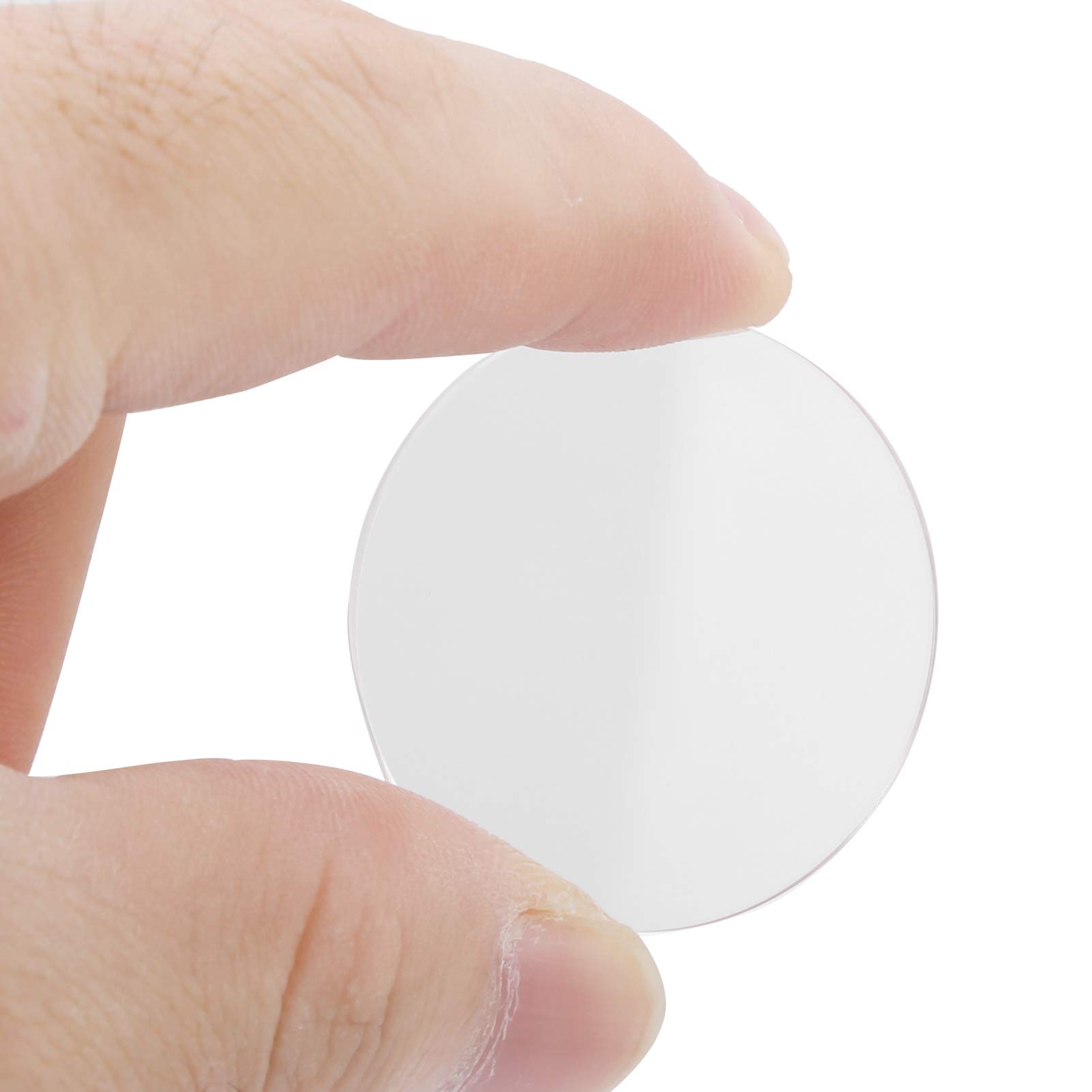 5 piezas de cristal redondo transparente para reloj, de 35 a 37 mm; accesorios de repuesto para relojes, con espesor de 1,2 mm; cristal resistente a los arañazos y de alta dureza,
