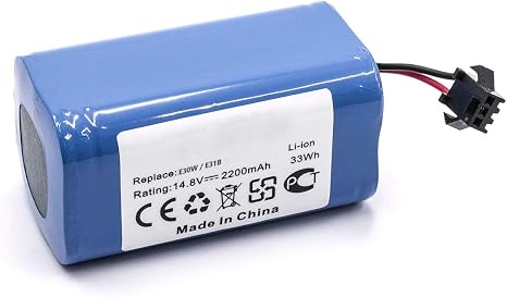 Amazon.com: Batería de aspiradora robótica, batería de litio recargable de  2500 mAh para OPODEE E30W y E31B : Hogar y Cocina