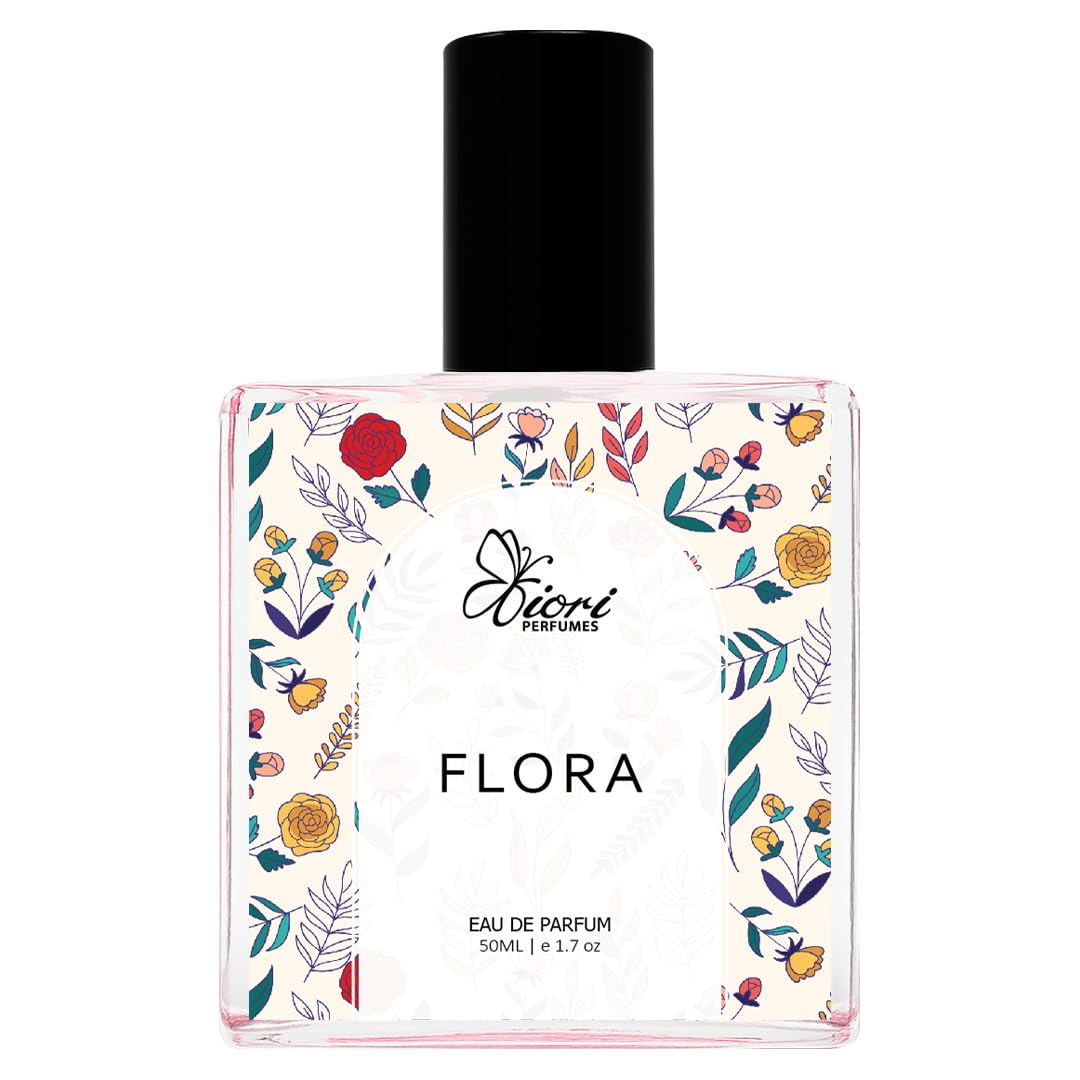 Fiori Perfumes Flora Perfume for Unisex | Long-Lasting Floral Scent with Citrus & Sandalwood | Luxurious Romantic Scent | G Flora Eau De Parfum (EDP) - 50ML