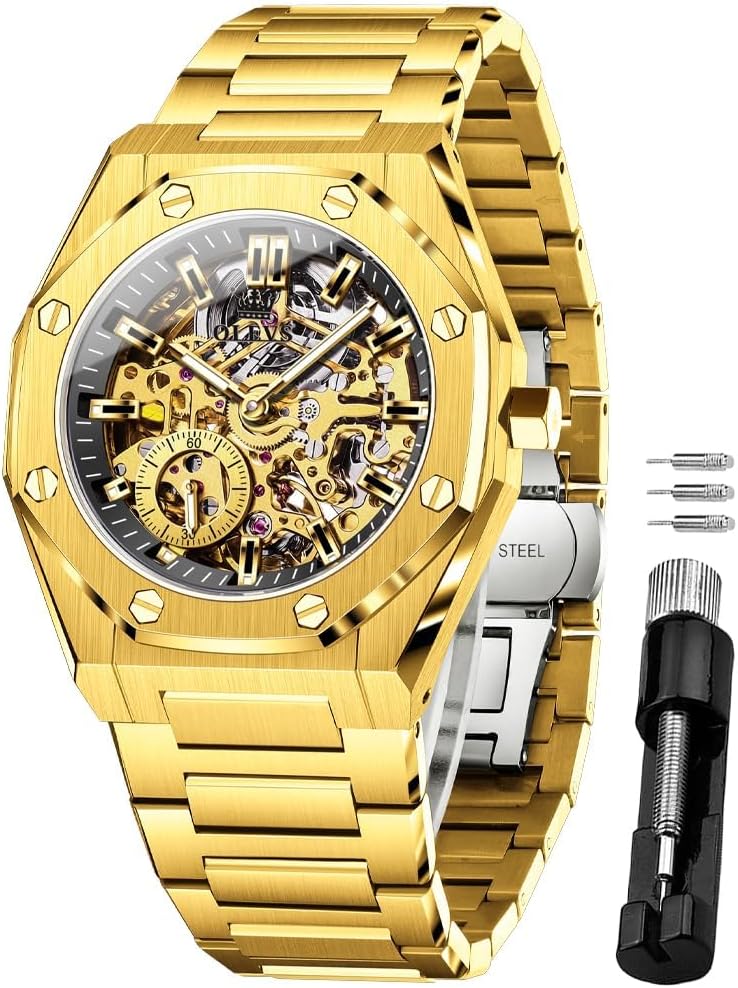 OLEVS Self Winding Watches for Men Automatic Mechanical