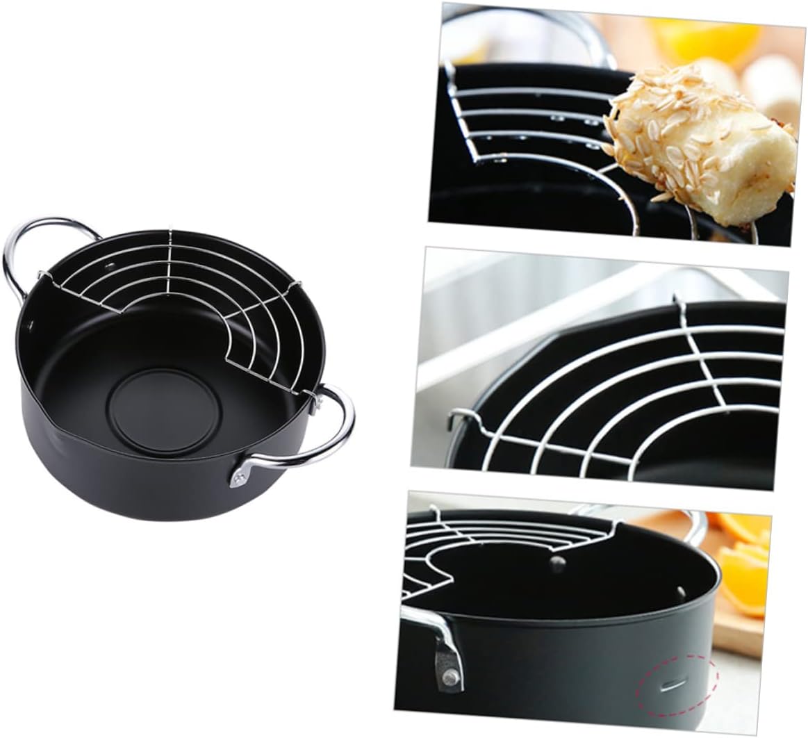 Iron Cookware Multi-functional Detachable Fryer Easy to Clean Gas/induction/electric Stove 20cm Fry Pan