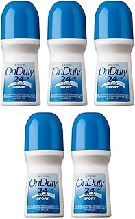On Duty 24 Hours Sport Roll-on – Long-lasting Antiperspirant Protection – Fresh Scent – 2.6 oz (Pack of 5)