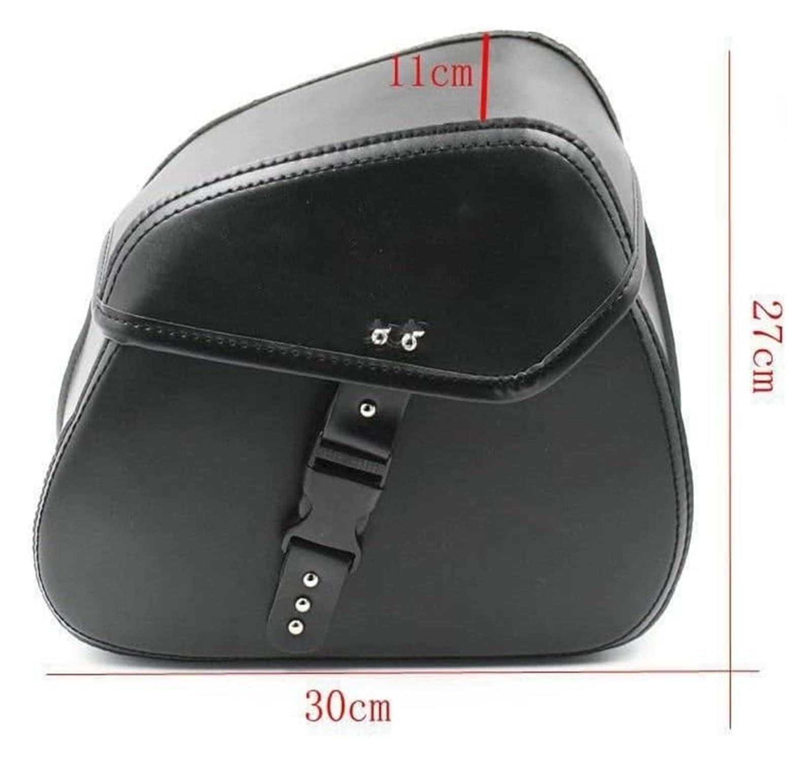 Motorcycle Side Bag for Suzuki Savage Boulevard M109R M50 M90 M95 C109R C50 C90 S40 S50 Side Tool Luggage Bag PU Leather Motorcycle Saddle Bag