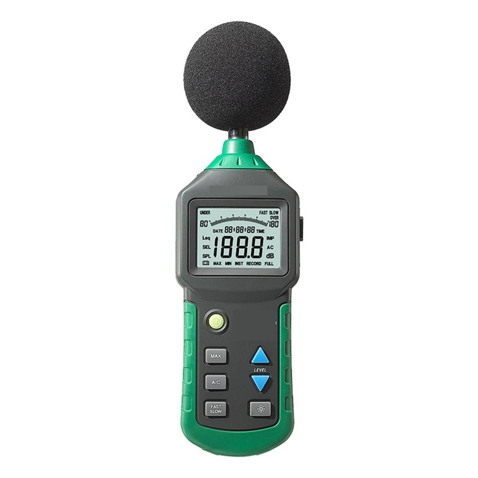 Fonometri, Fonometro digitale LCD di grado industriale Rumore DB Gamma automatica 30 dB ~ 130