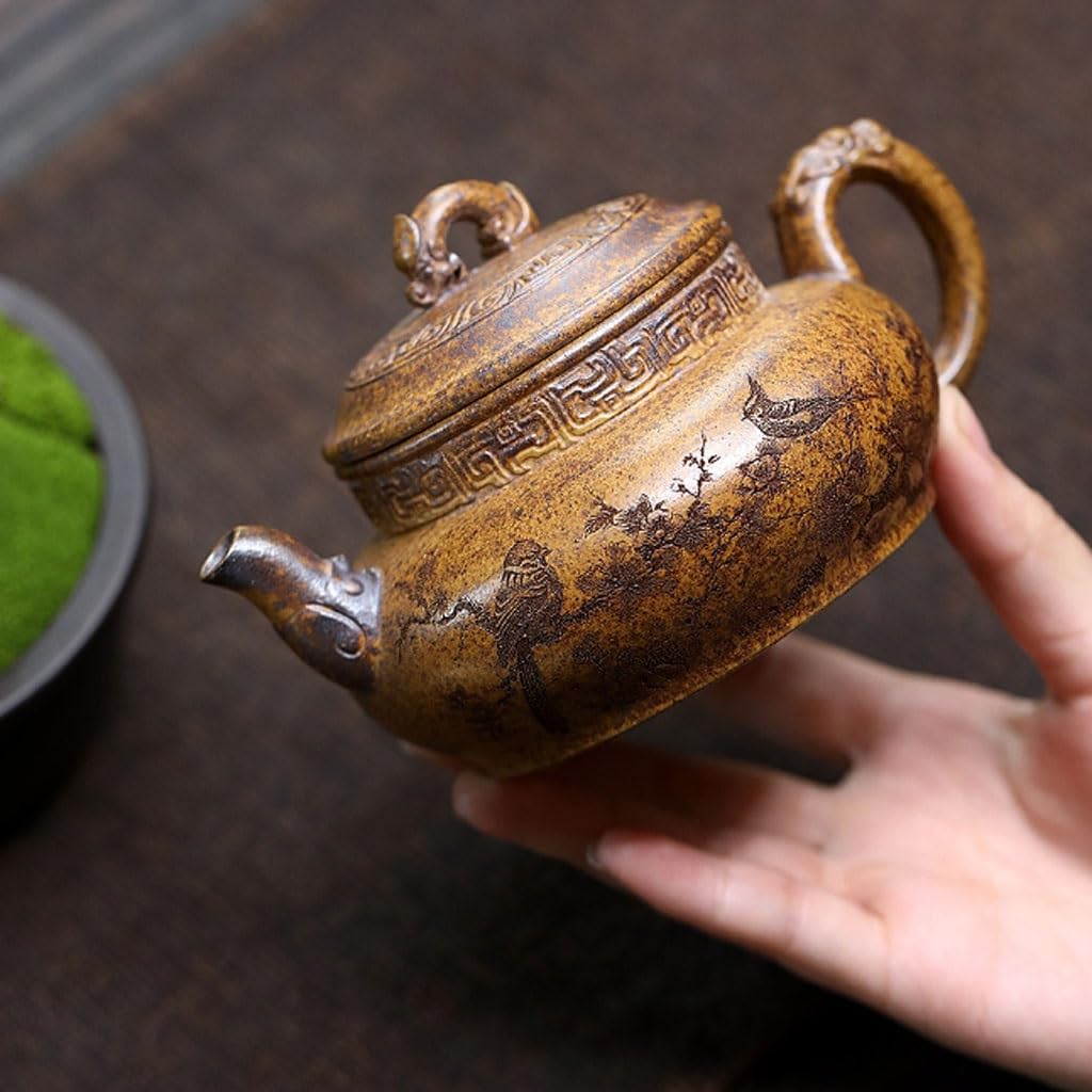 Tetera Juego De Té De Kung Fu Retro Con Tetera Hecha A Mano Creativa Tetera para Infusor