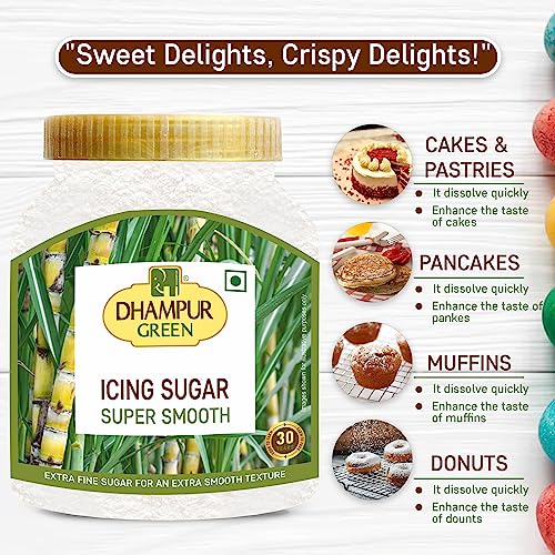 Image of Dhampure Speciality Icing Sugar, 800G | Sugar For Baking Confectioners | Sulphurless